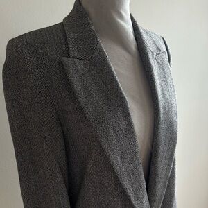 Zara Oversized Herringbone Women's Blazer